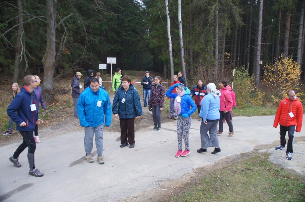 Rozcvička závodníci velký okruh